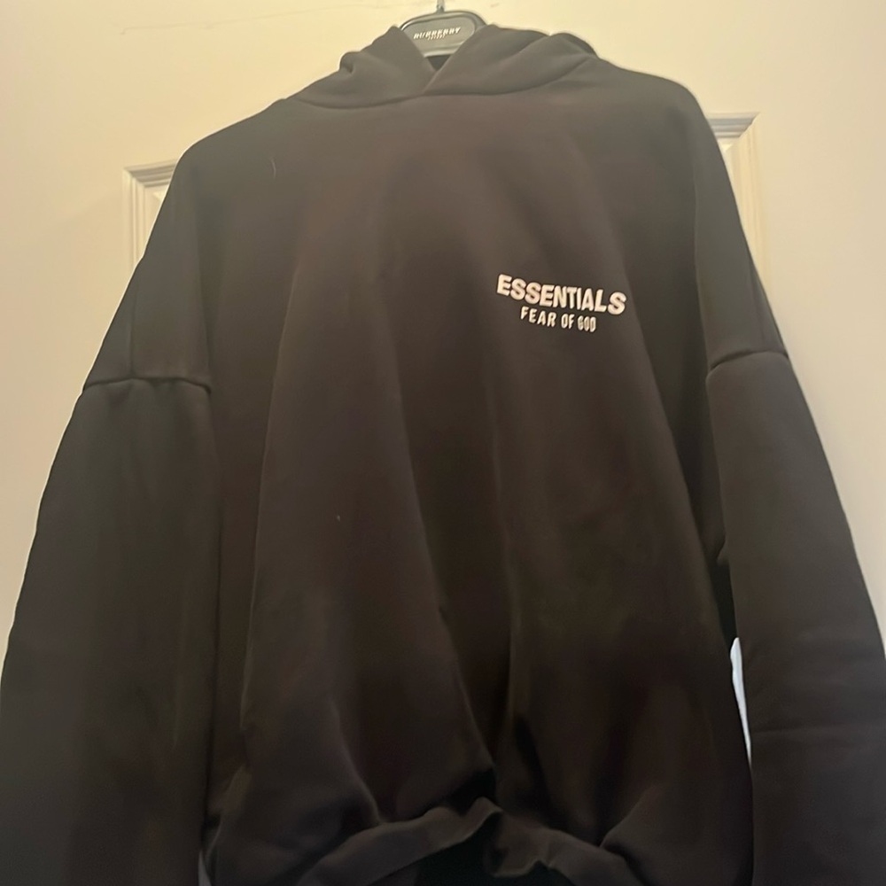 Essentials Black Men’s Hoody size small